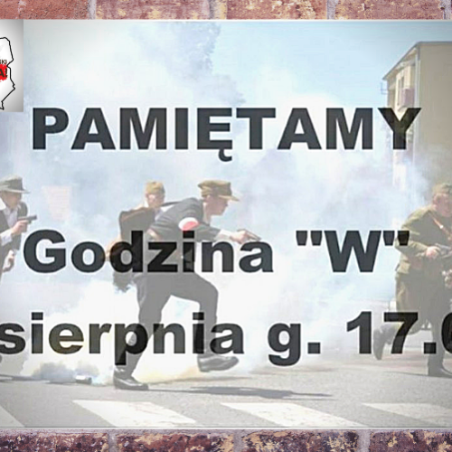 1 sierpnia uczcij pamięć bohaterów Powstania Warszawskiego!