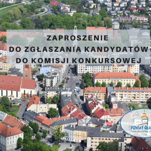 Zaproszenie do zgłaszania kandydatów do komisji konkursowej